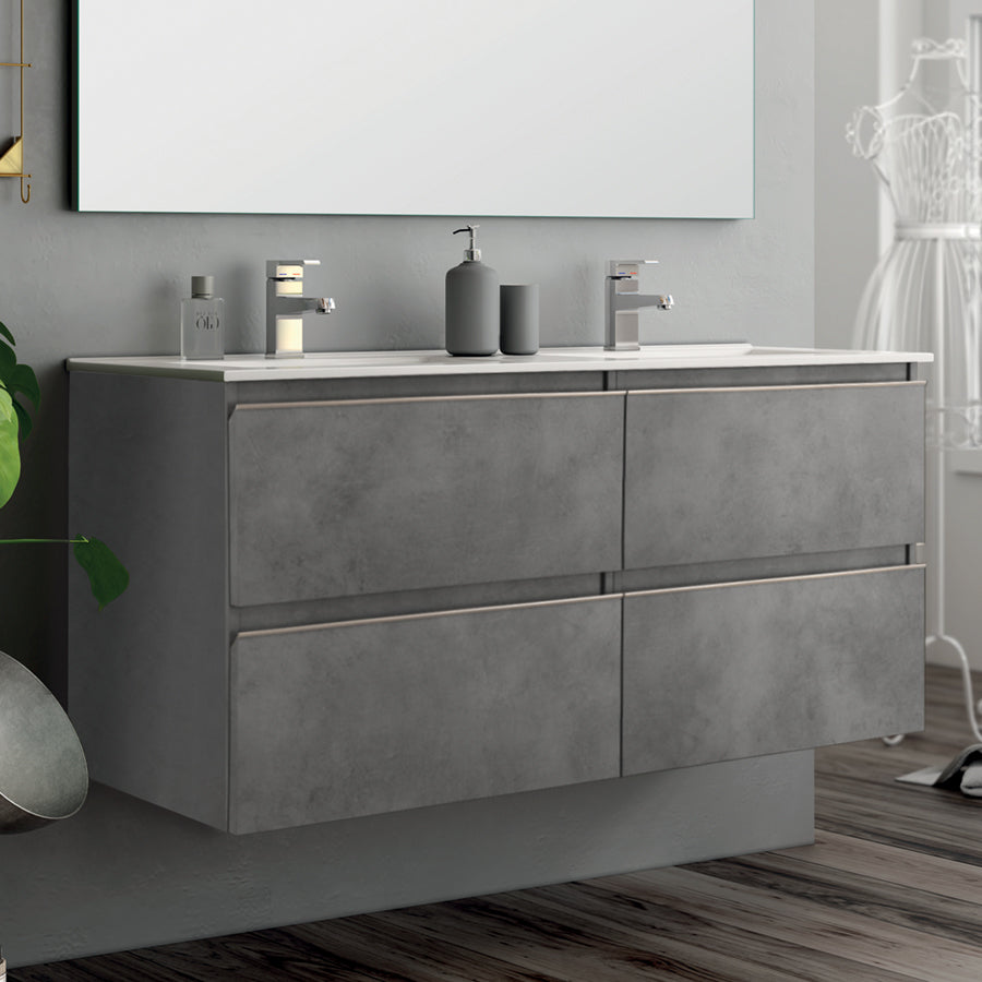 Interieur balea 120 140 gris beton sans miroir