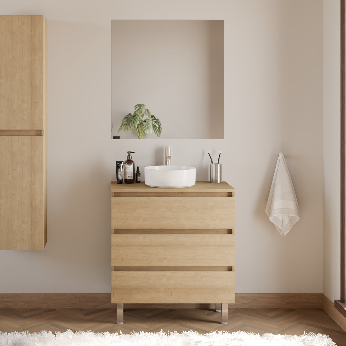 Meuble de salle de bain MAYOR 60 cm vasque ares nebraska