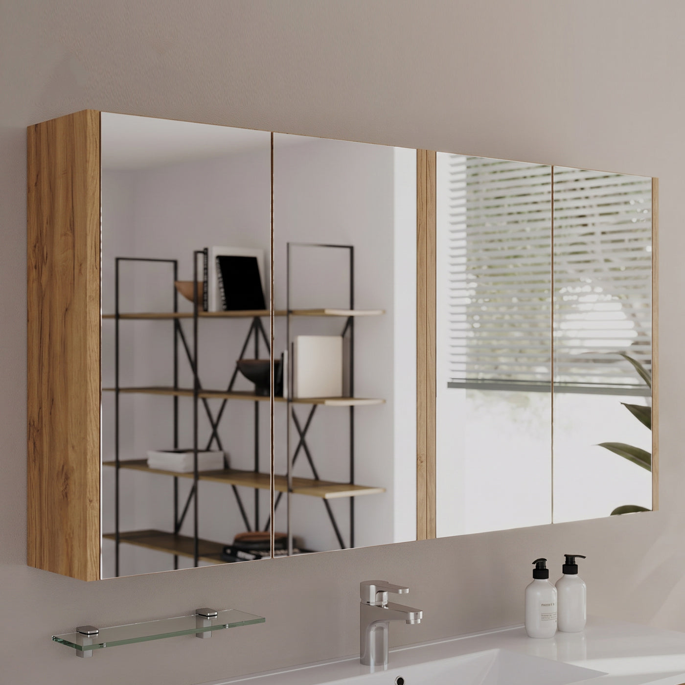 Armoire de toilette miroir MIRANO - 120x70 cm