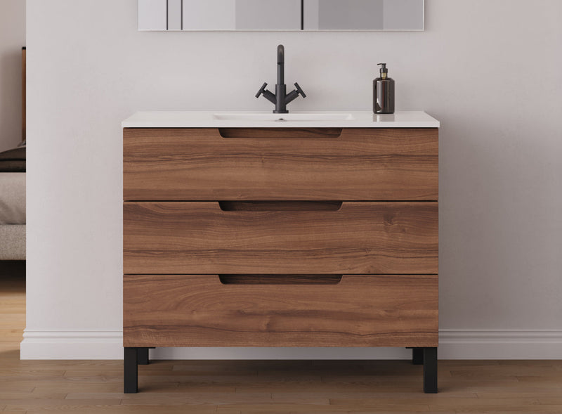 Mueble de baño sobre patas
