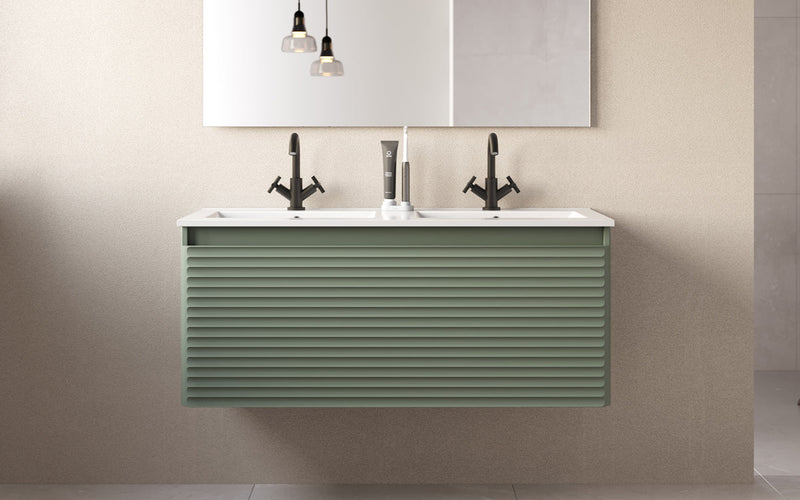 Double vasque meuble de salle de bain