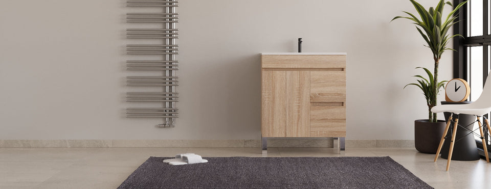 Meuble simple vasque sans miroir