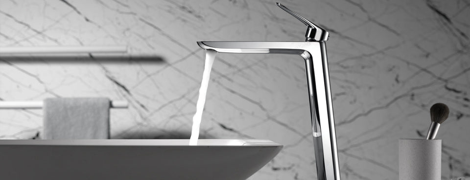 Mitigeur à lavabo bec haut