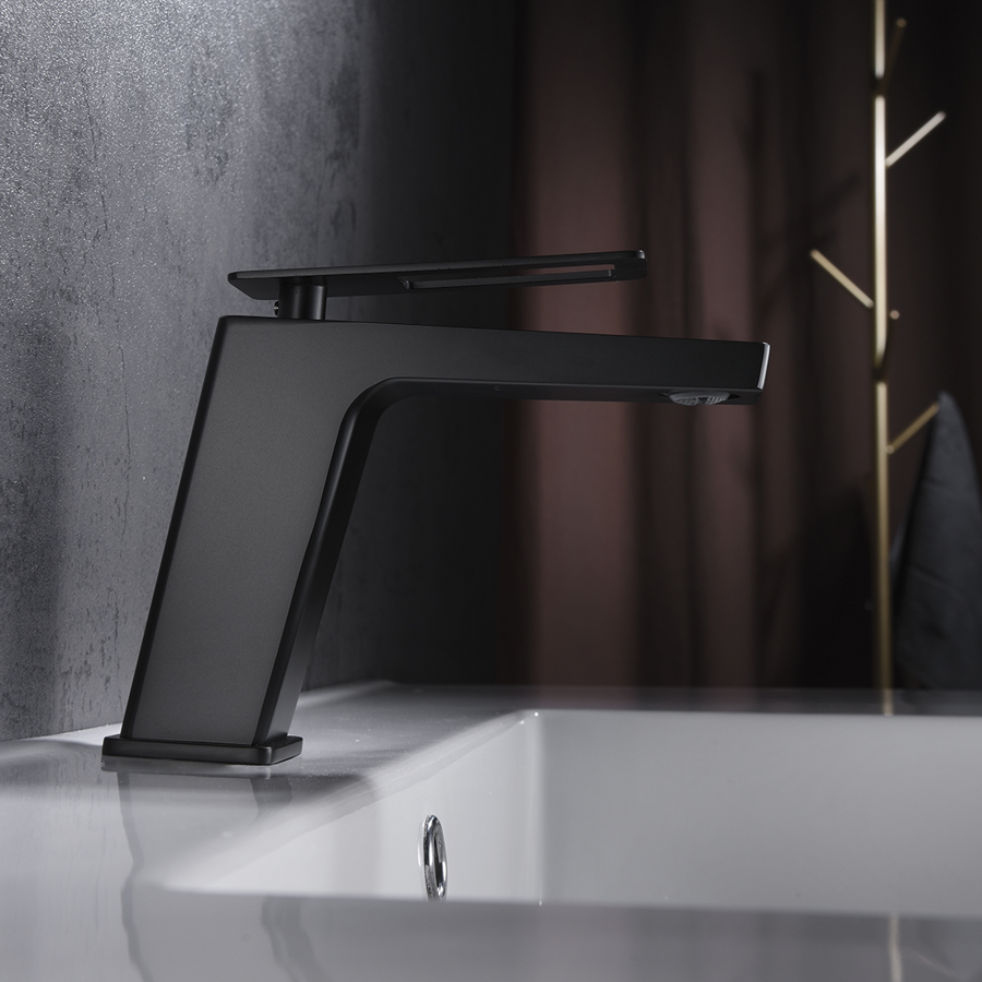Mitigeur lavabo SUECIA - Noir mat
