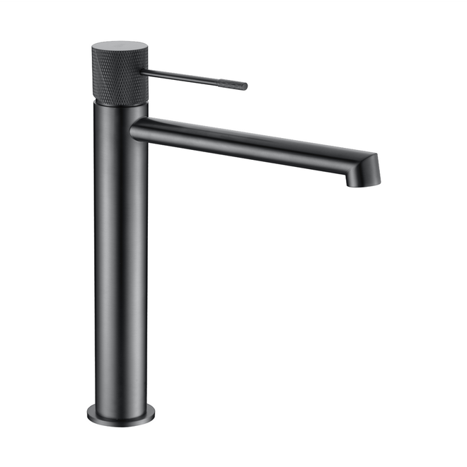 Mitigeur lavabo bec haut LINE - Black gun metal