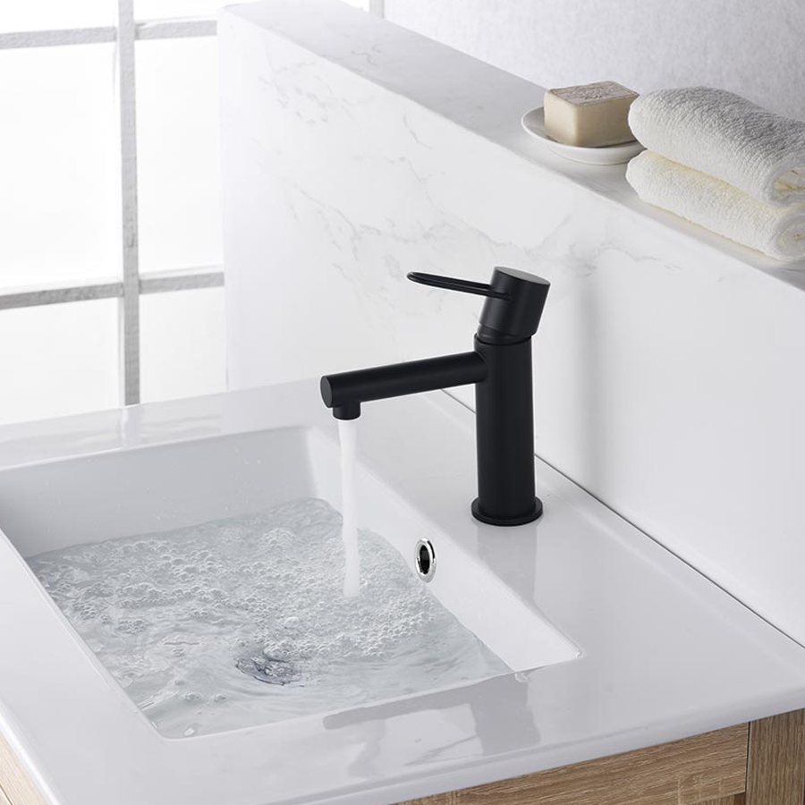 Mitigeur lavabo MILOS - Noir mat