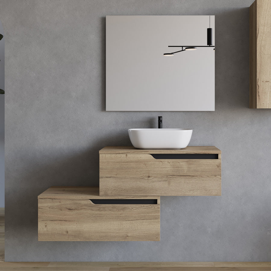 Meuble de salle de bain CADIX 120 cm miel vasque zeusjpg