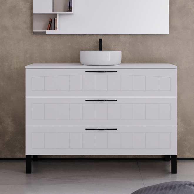 Meuble de salle de bain CALA 120 cm vasque ares sans miroir