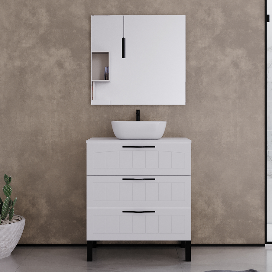 Meuble de salle de bain CALA 60 cm avec vasque zeus