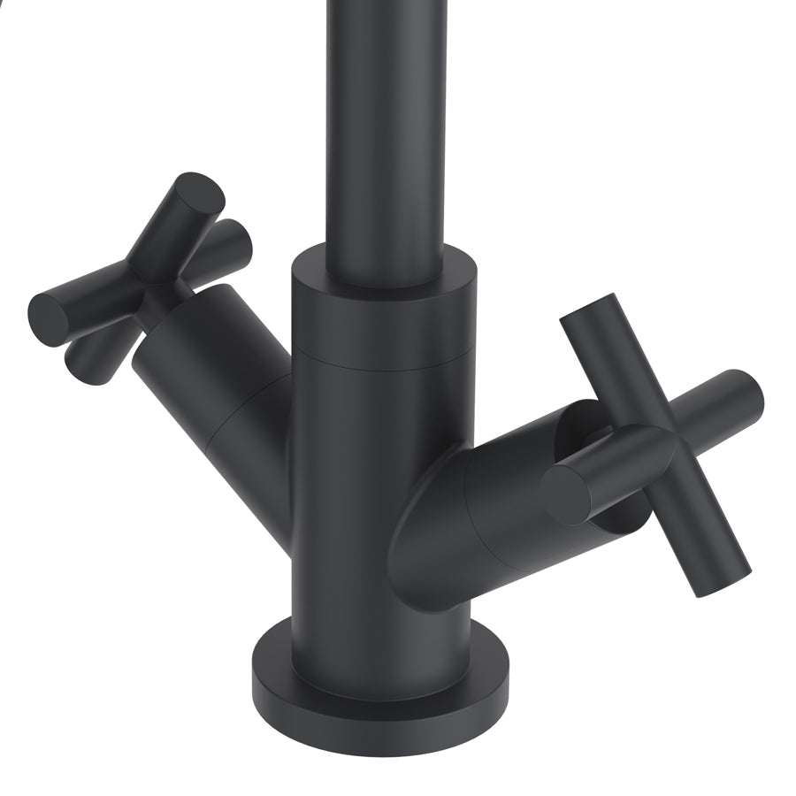 Robinet mélangeur lavabo CRUZETA - Anthracite