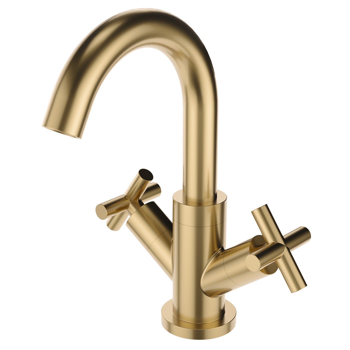 Robinet mélangeur lavabo CRUZETA - Or mat