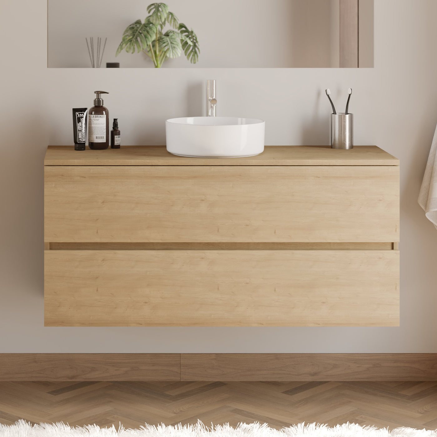 Meuble de salle de bain IDA 120 cm vasque ares nebraska sans miroir 