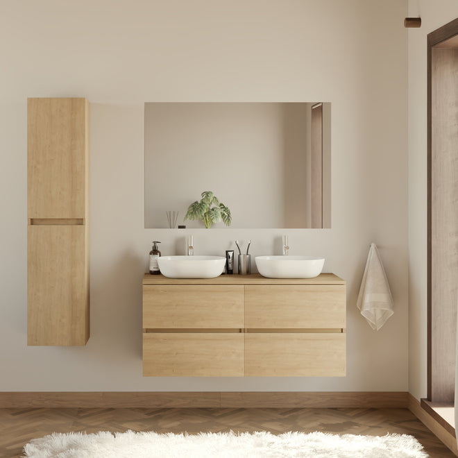 Meuble de salle de bain IDA 120 cm double zeus nebraska scene 