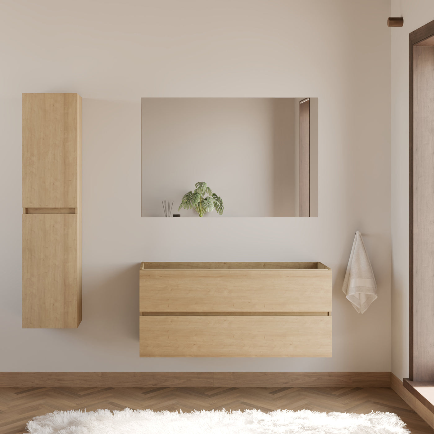 Meuble de salle de bain IDA 120 cm meuble seul nebraska scene