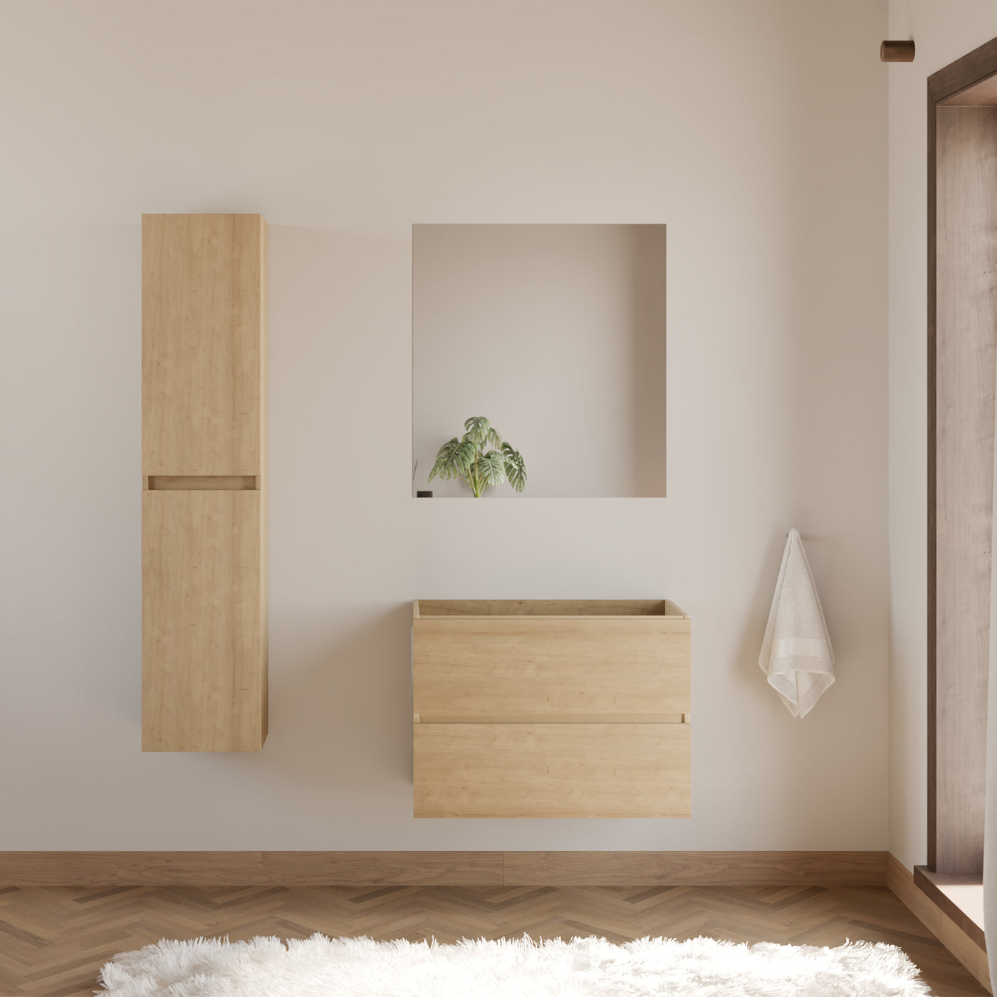 Meuble de salle de bain IDA 60 cm meuble seul Nebraska scene