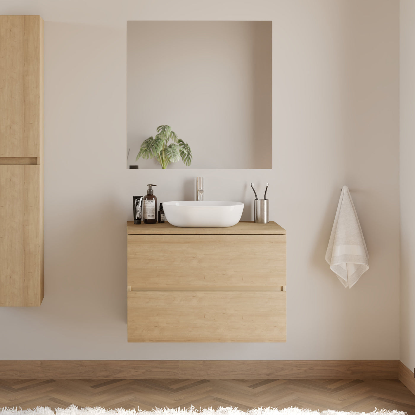 Meuble de salle de bain IDA 70 80 cm vasque zeus nebraska