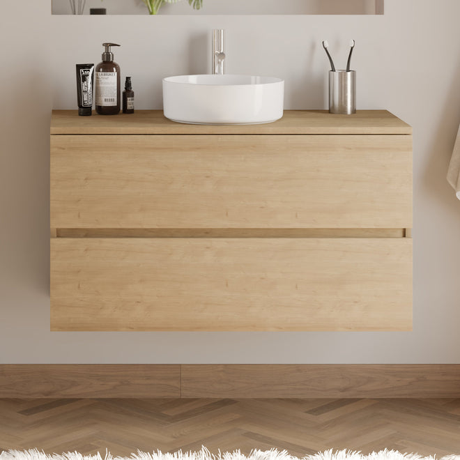 Meuble de salle de bain IDA 90 100 cm ares nebraska sans miroir