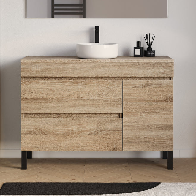 Meuble salle de bain LAZARO 120cm cambrian avec vasque ares
