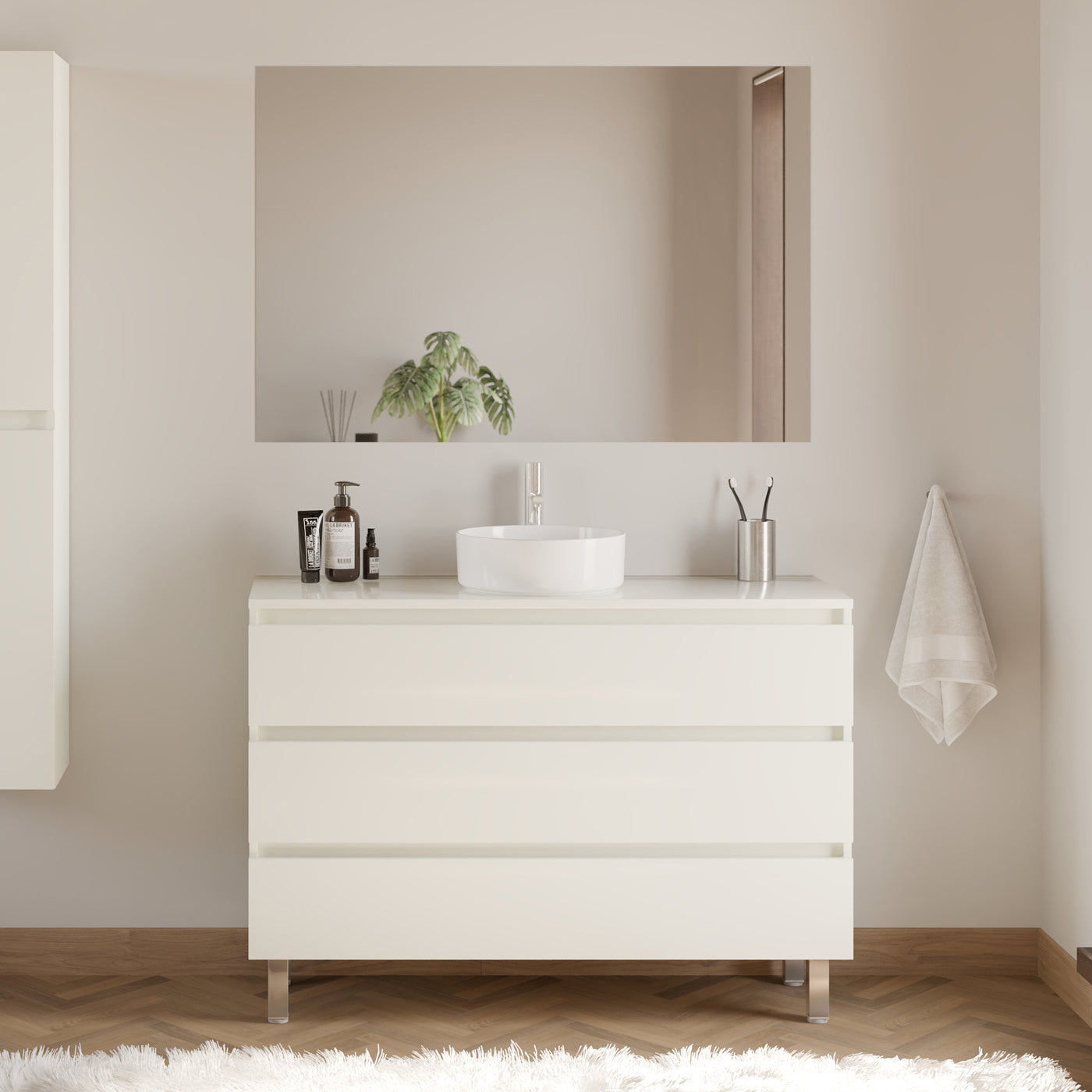Meuble de salle de bain MAYOR 120 cm blanc ares