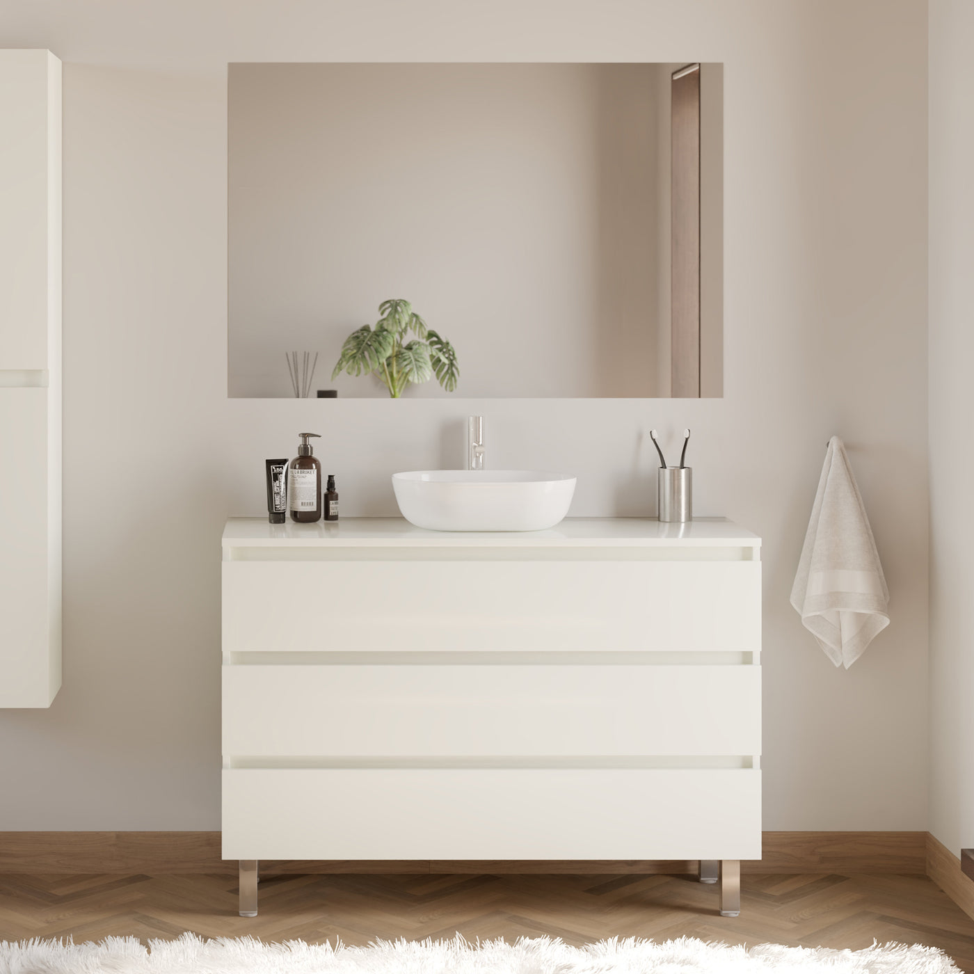 Meuble de salle de bain MAYOR 120 cm zeus blanc