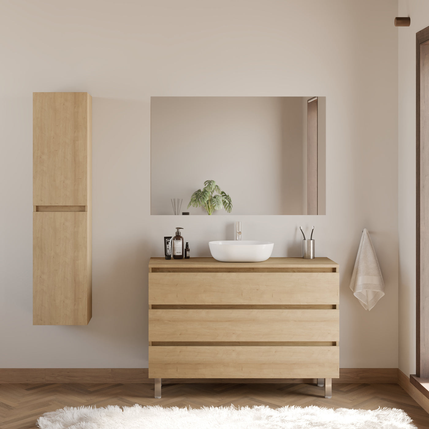 Meuble de salle de bain MAYOR 120 cm zeus nebraska scene