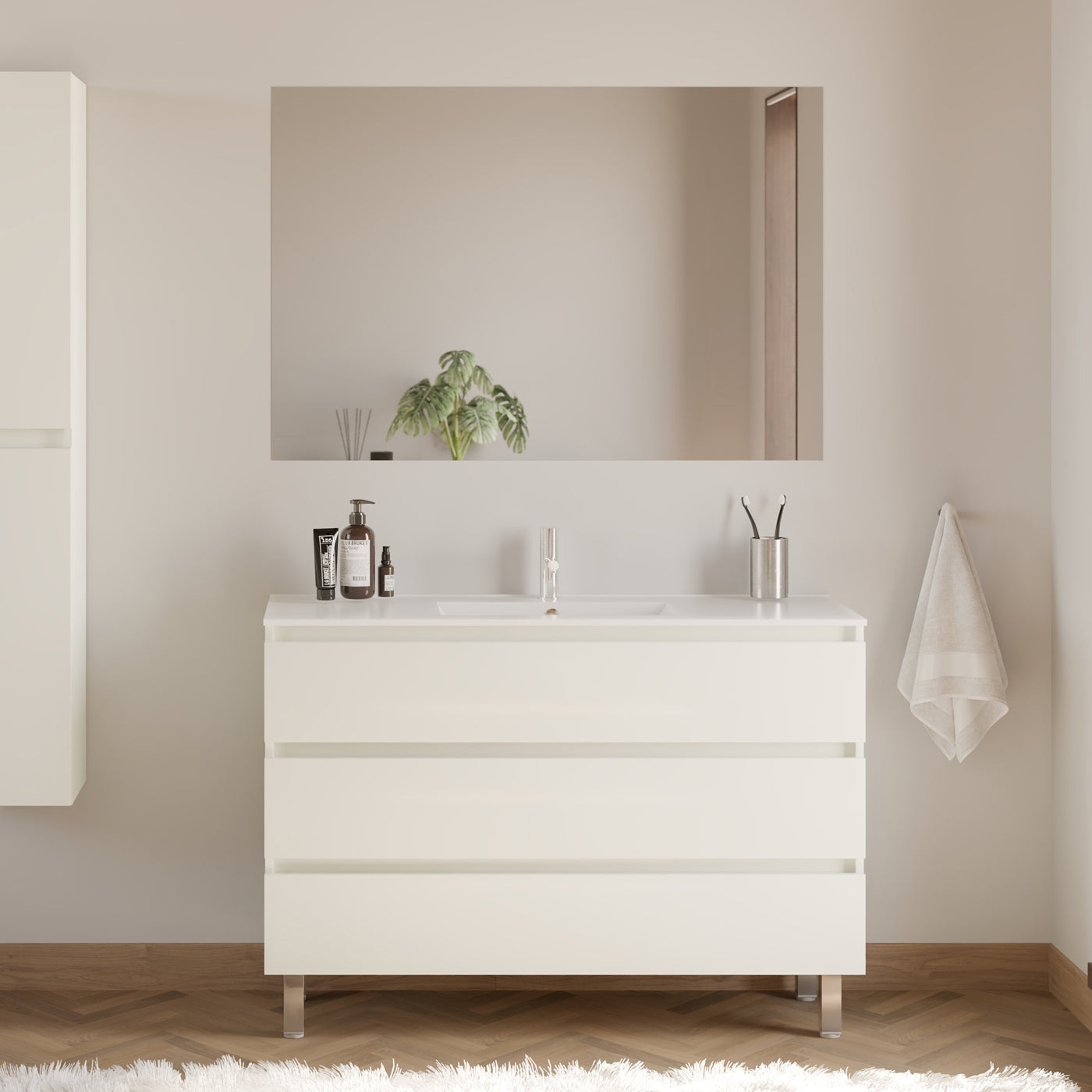 Meuble de salle de bain MAYOR 120 cm blanc