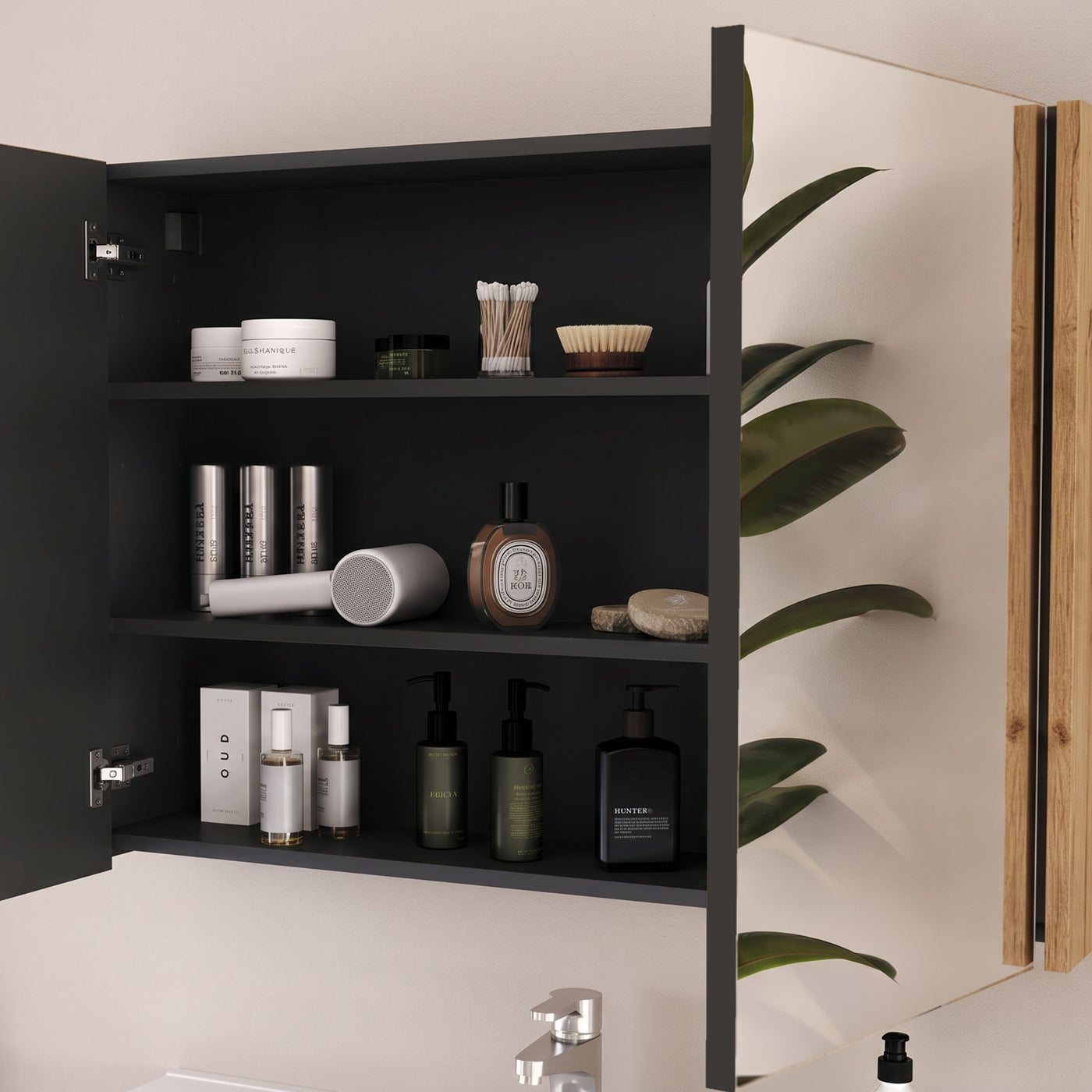 Armoire de toilette miroir MIRANO - 100x70 cm