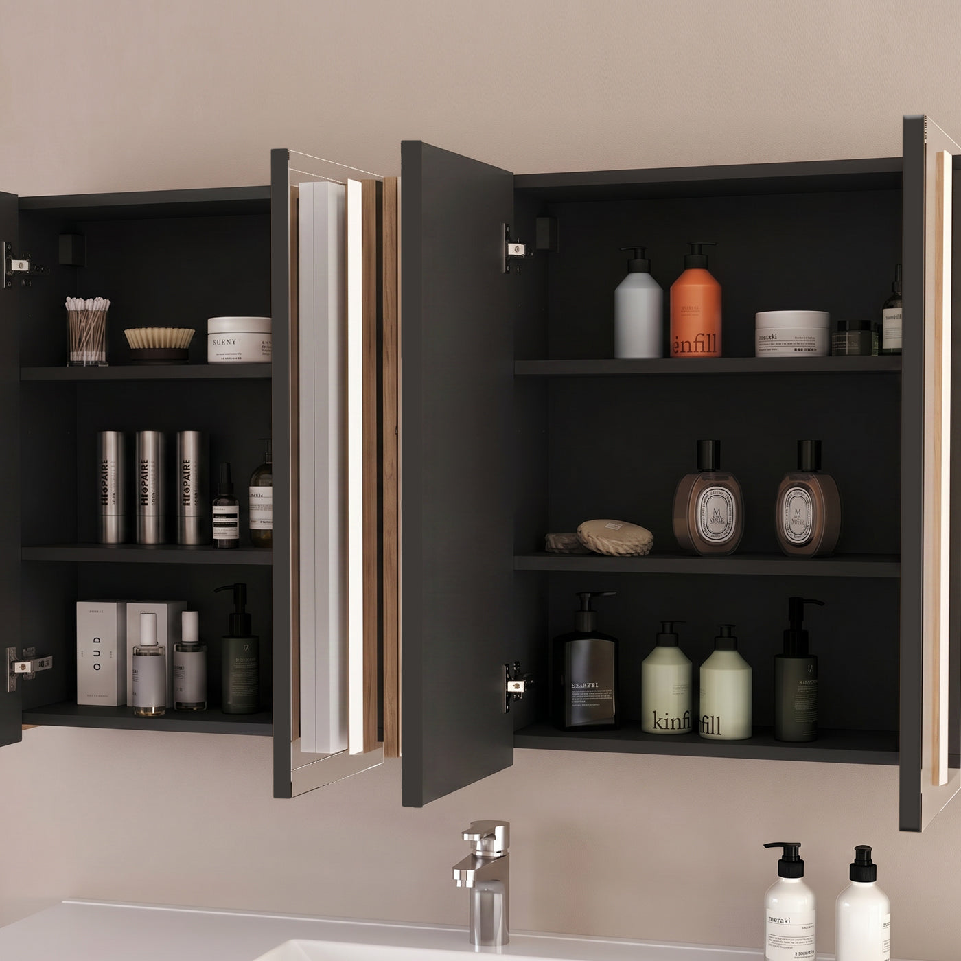 Armoire de toilette miroir MIRANO - 120x70 cm