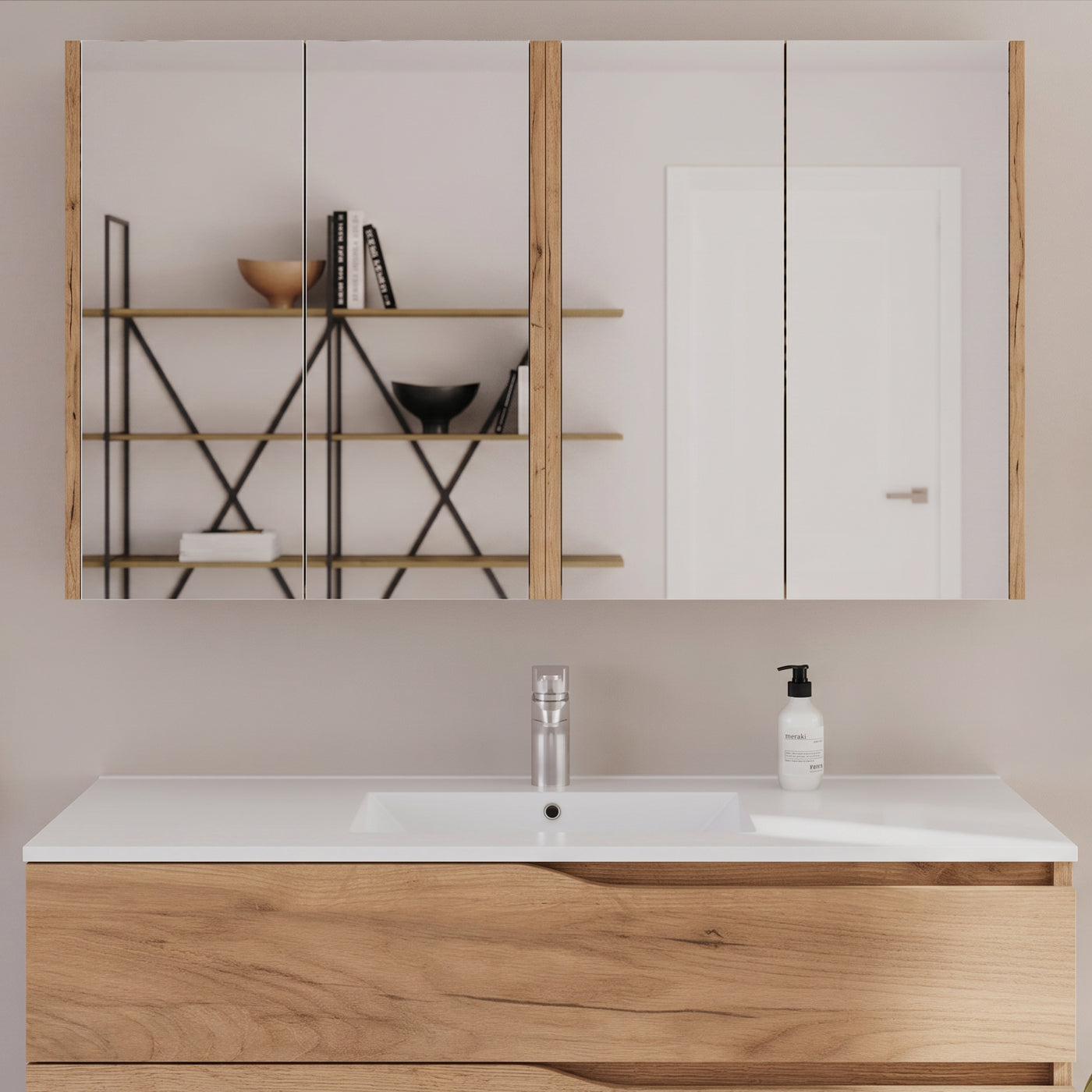 Armoire de toilette miroir MIRANO - 120x70 cm