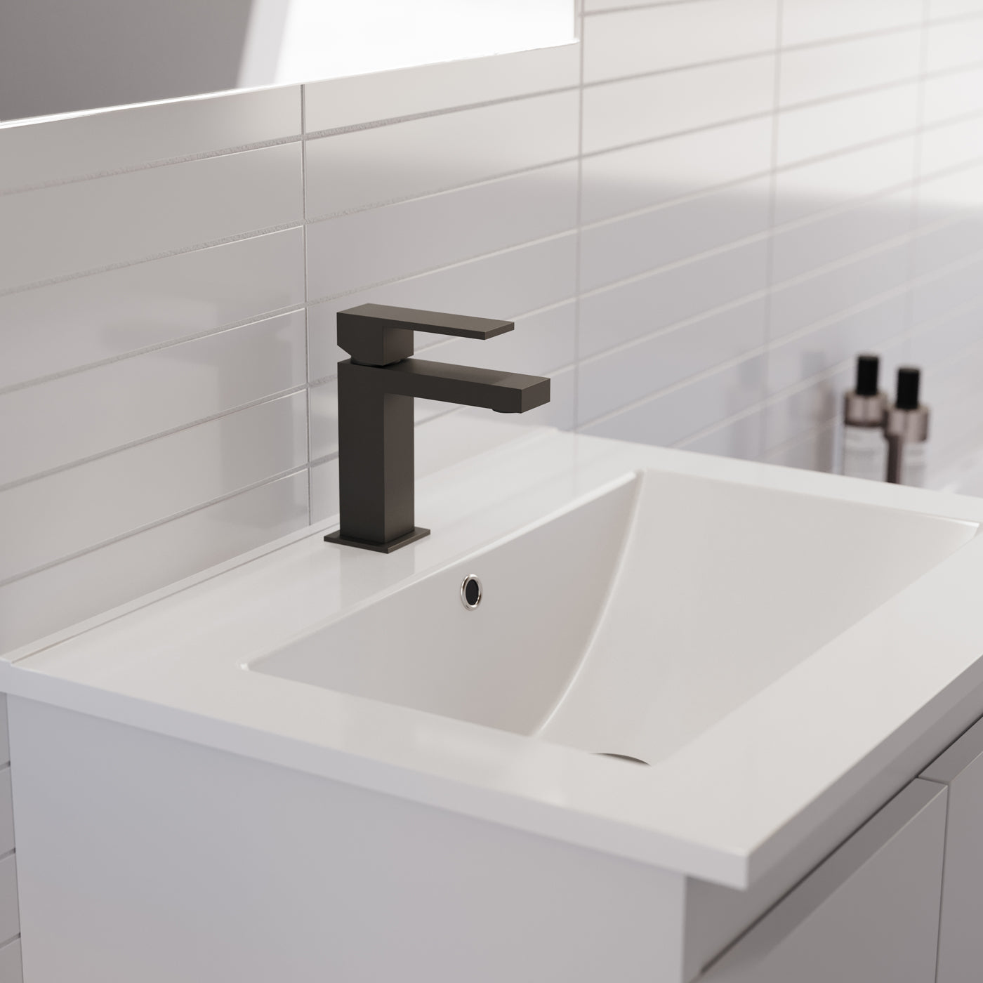 Mitigeur lavabo PLAN - Anthracite