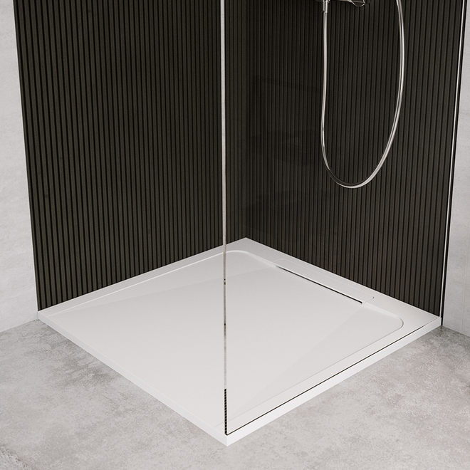 Receveur de douche Origine carre blanc