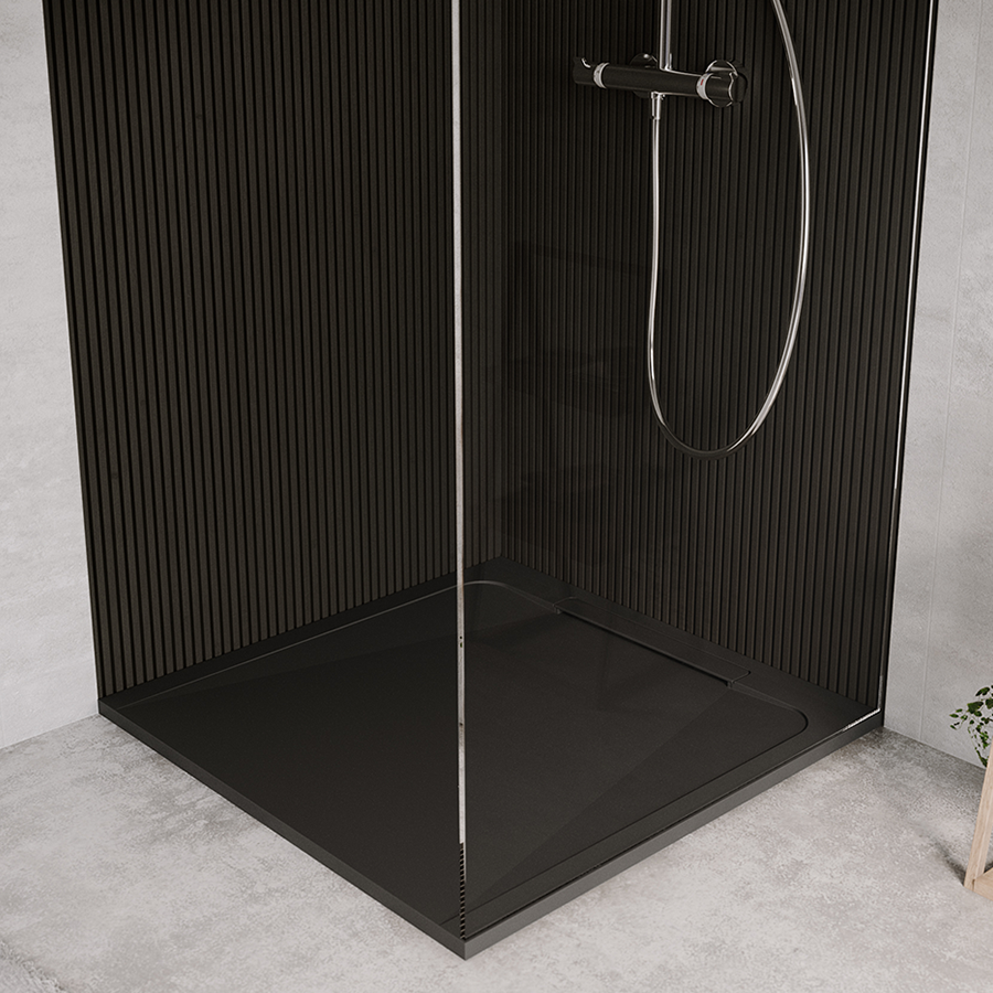 Receveur de douche en pierre naturelle extra plat à poser 70x70cm - ORIGINE