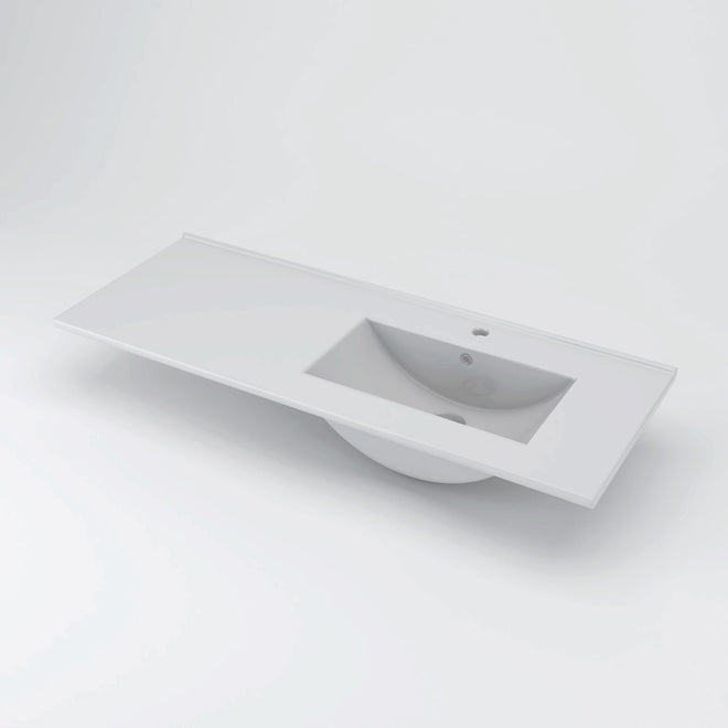 Plan vasque 120cm déporté droite