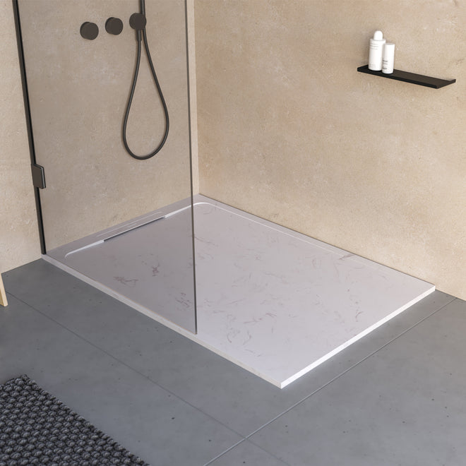 Receveur de douche en pierre naturelle extra plat à poser 80x150cm - ORIGINE