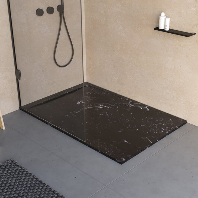 Receveur de douche en pierre naturelle extra plat à poser 80x180cm - ORIGINE