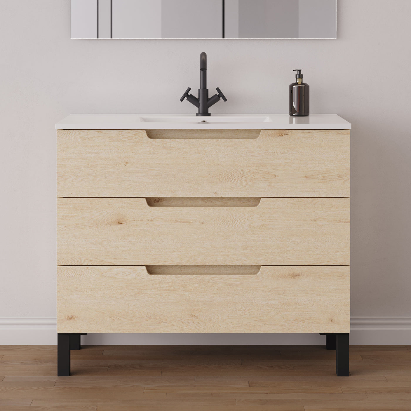 Meuble salle de bain RIZA 100cm calima
