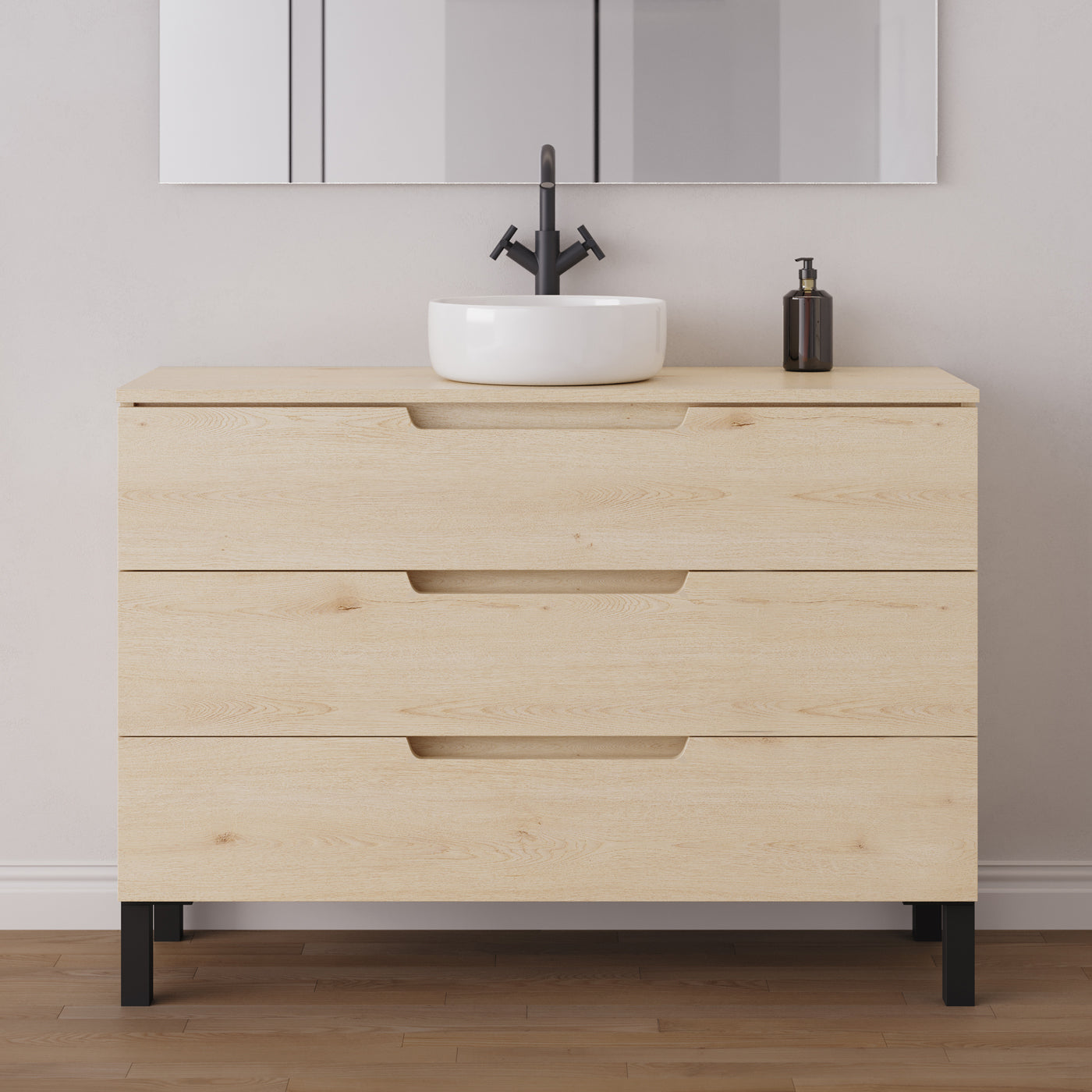 Meuble salle de bain RIZA 120cm calima vasque ares