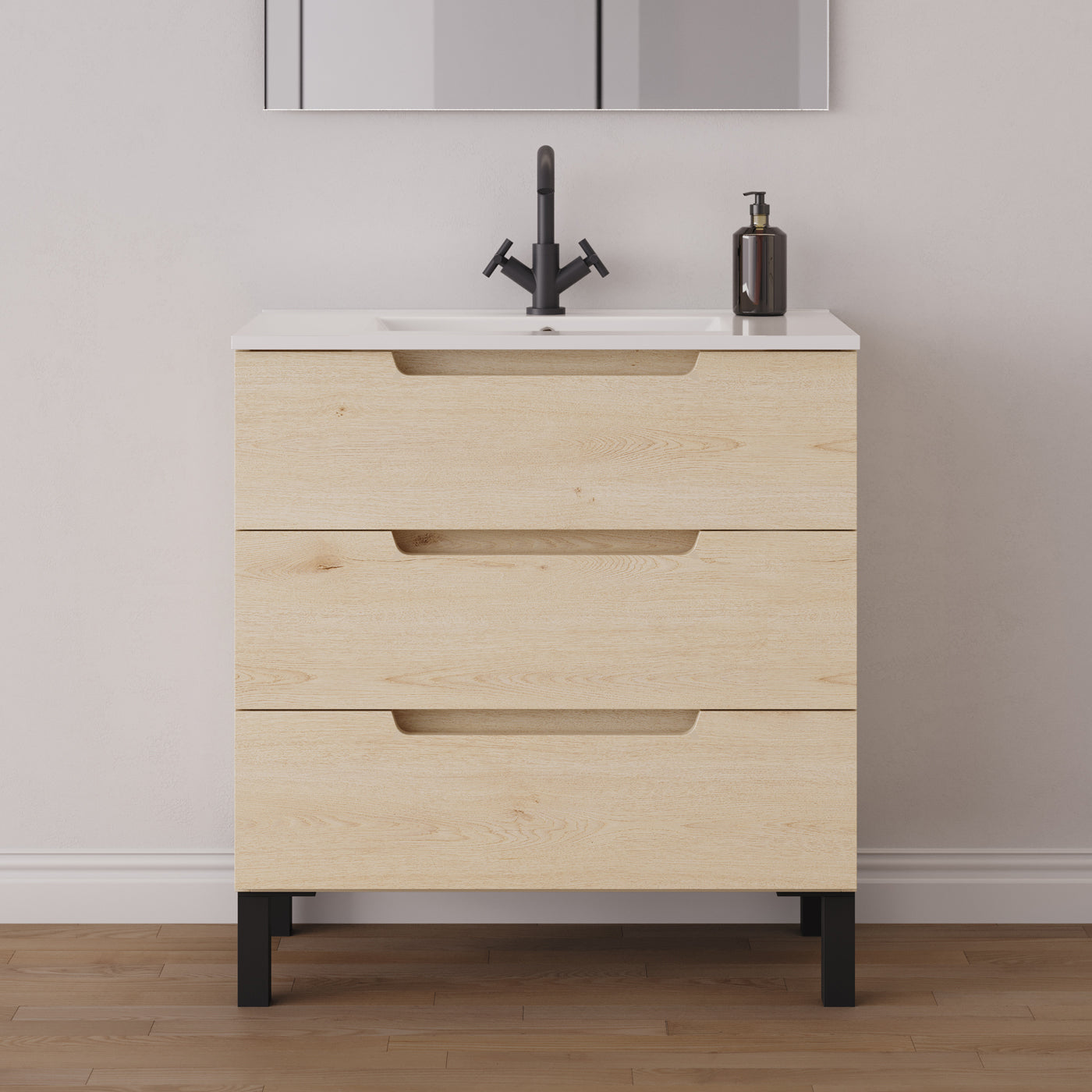 Meuble salle de bain RIZA 80cm calima