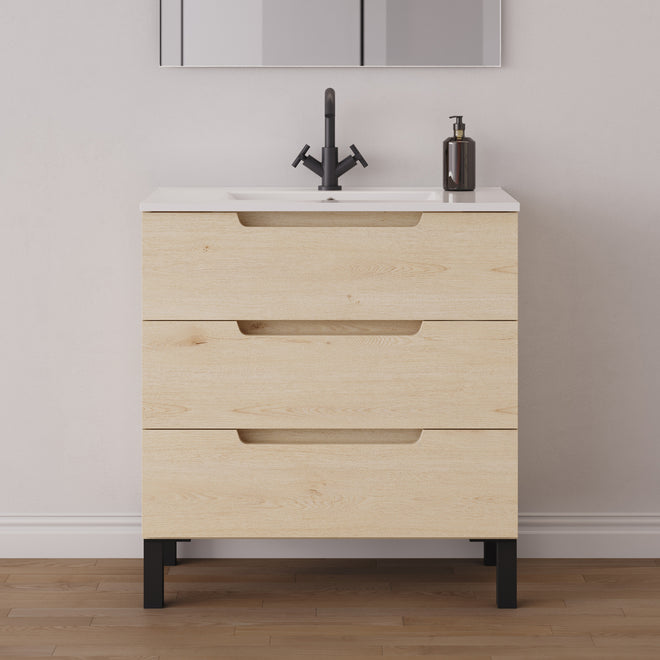 Meuble salle de bain RIZA 80cm calima