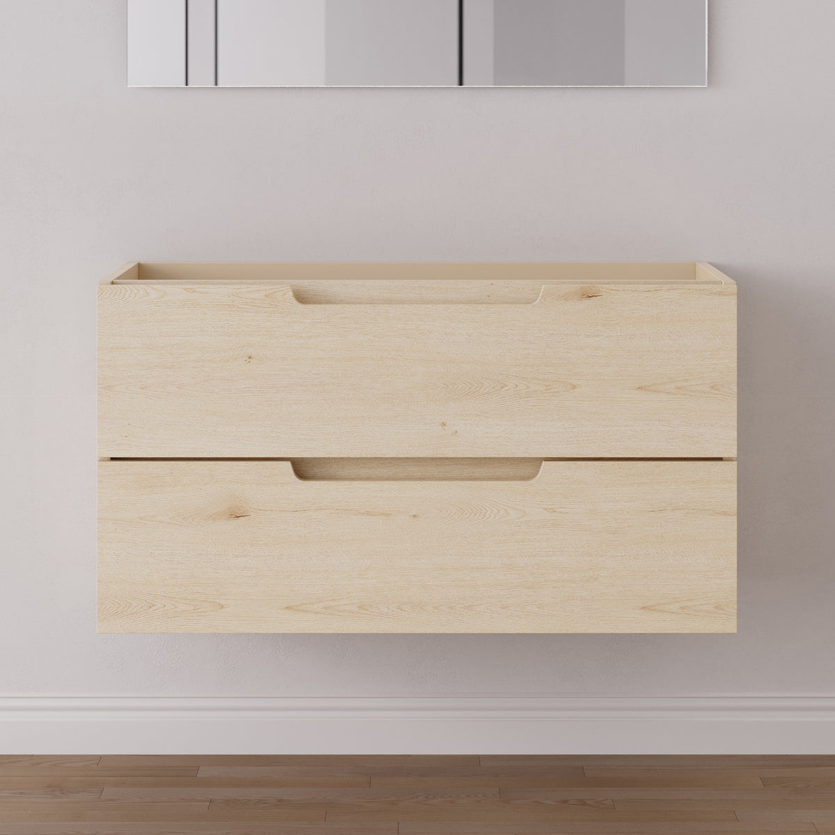 Meuble sous vasque SONRIZA 100 cm 2 tiroirs calima