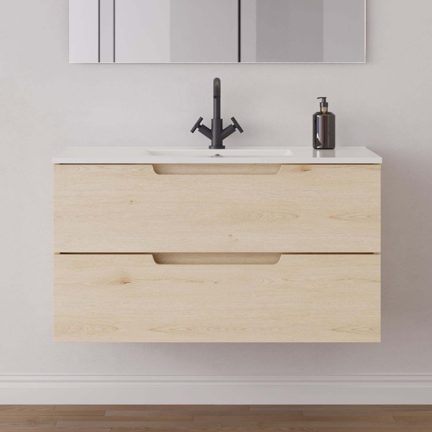 Meuble salle de bain SONRIZA 100cm calima