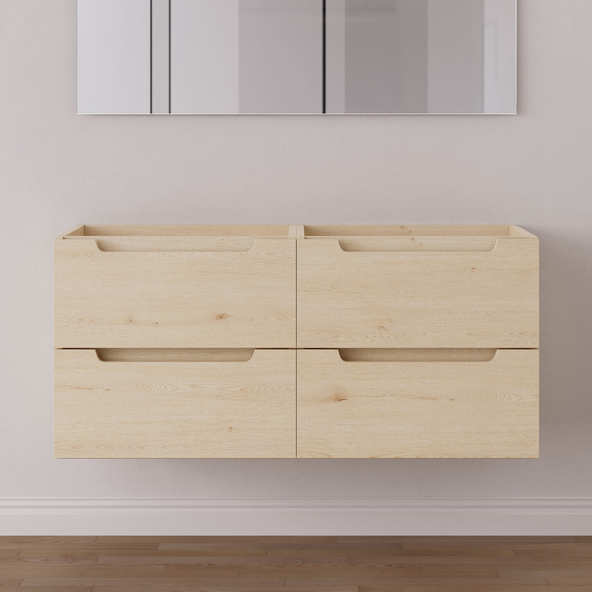 Meuble sous vasque SONRIZA 120 cm 4 tiroirs calima