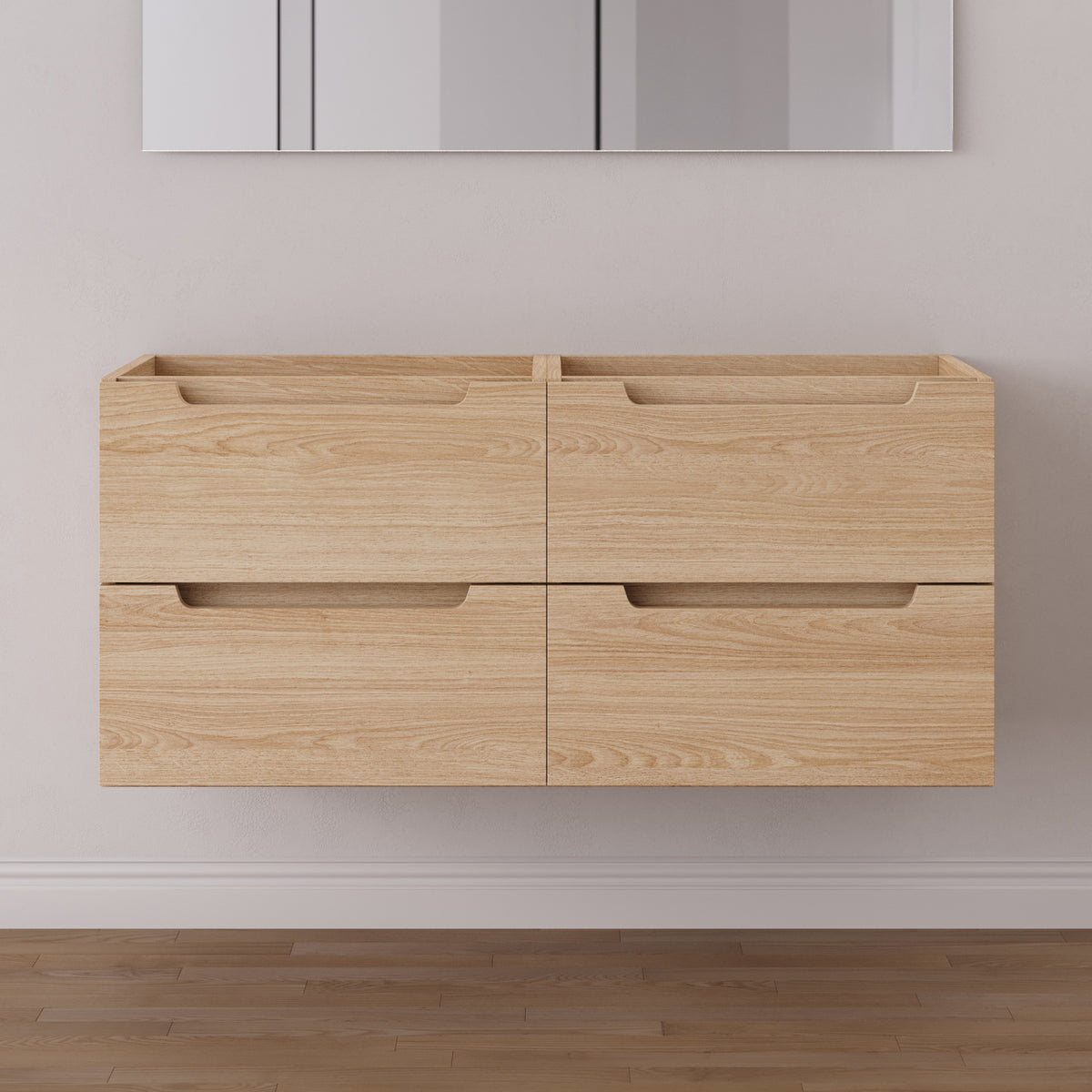 Meuble sous vasque SONRIZA 120 cm 4 tiroirs roble era