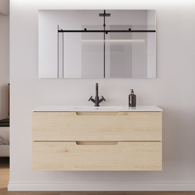 Meuble salle de bain SONRIZA 120cm calima miroir