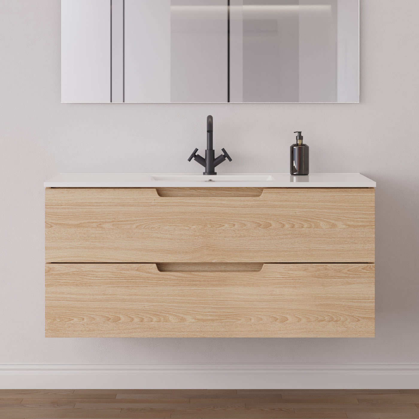 Meuble salle de bain SONRIZA 120cm roble era