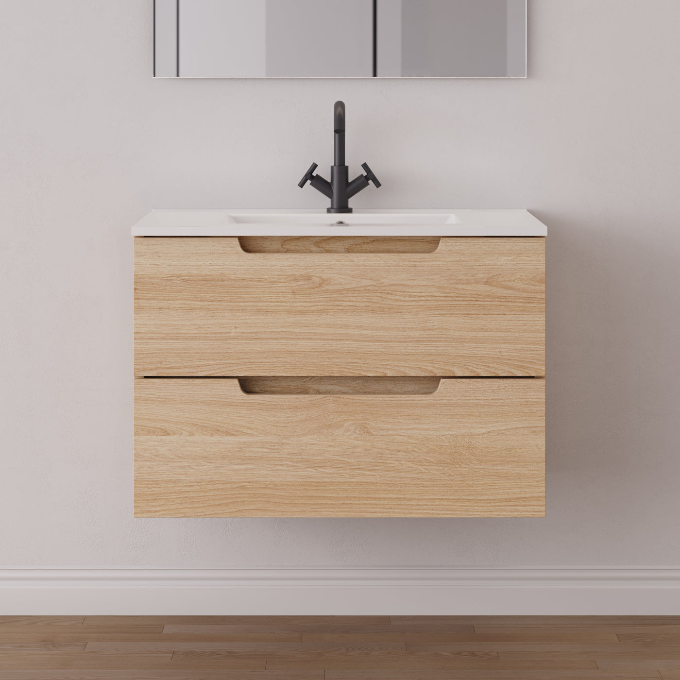 Meuble salle de bain SONRIZA 80cm roble era