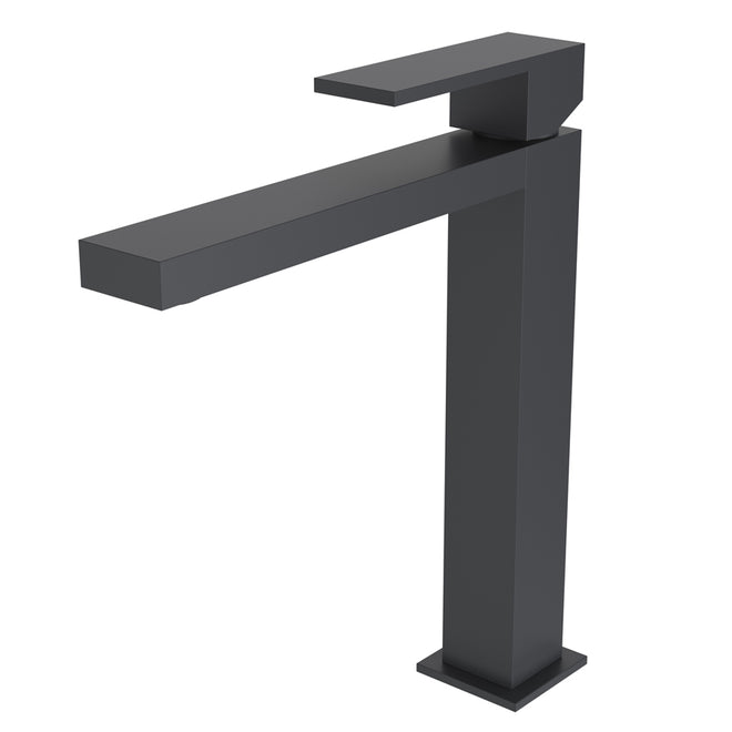 Mitigeur lavabo bec haut PLAN - Anthracite