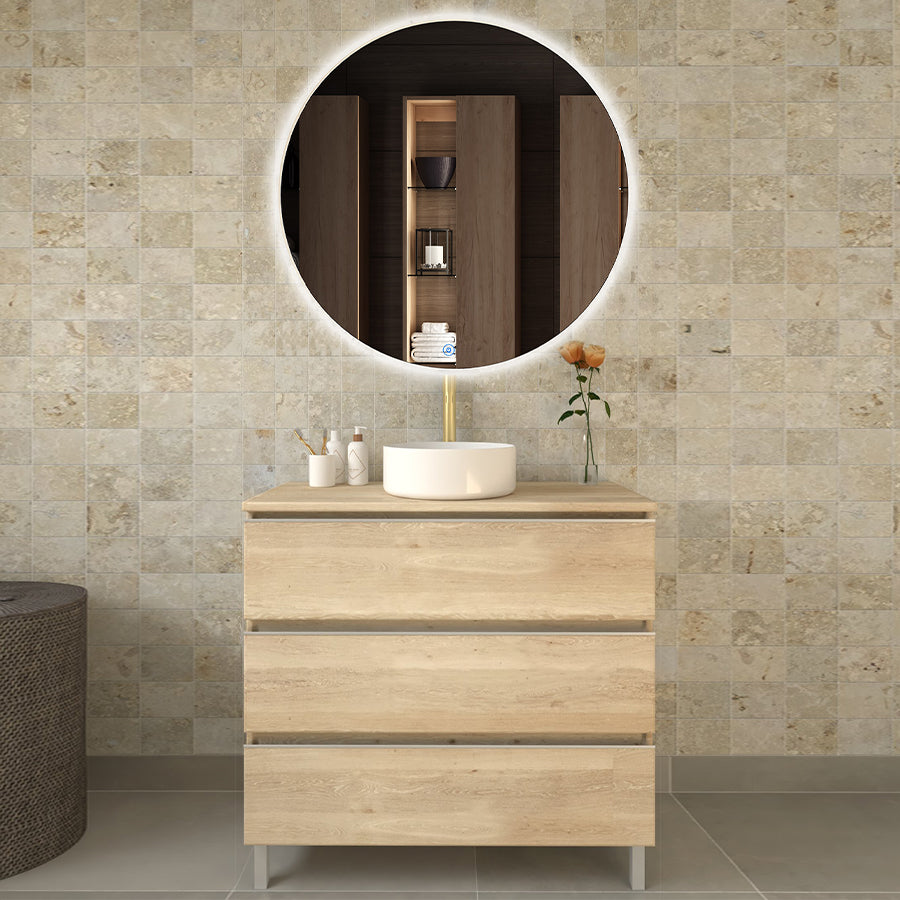 Meuble de salle de bain PALMA vasque ares miroir solen