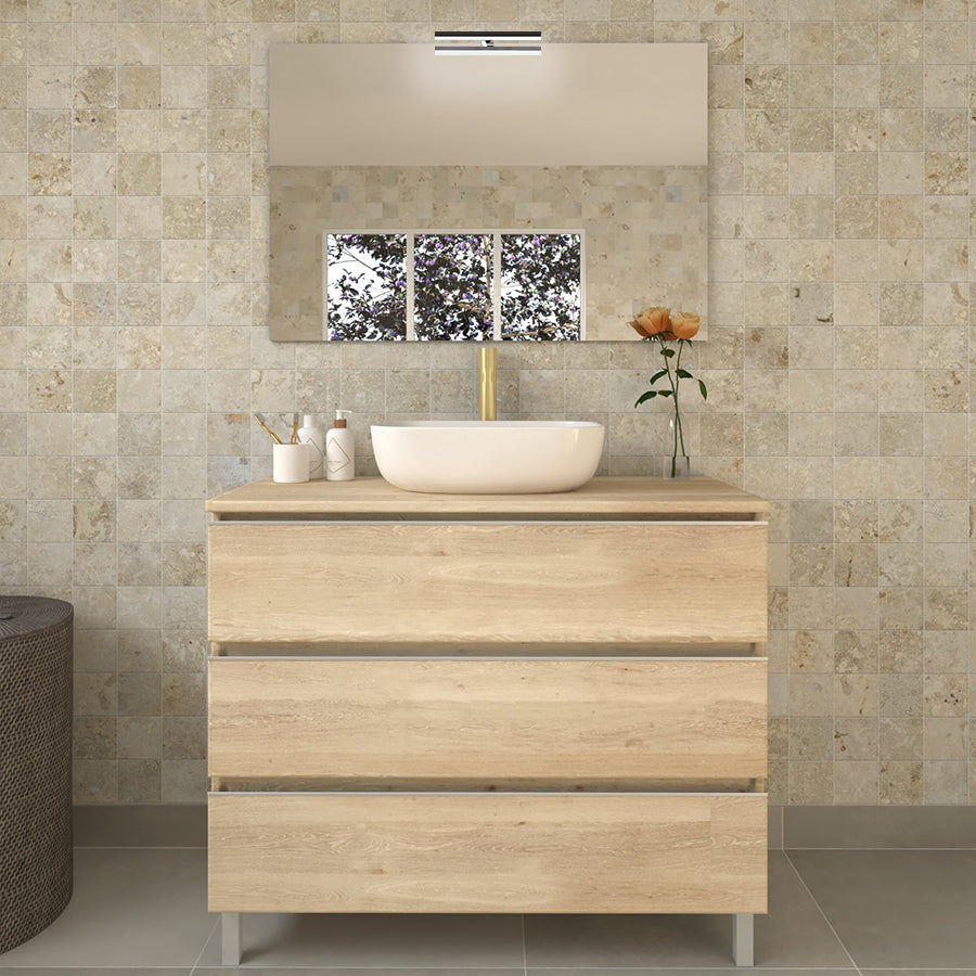Meuble de salle de bain PALMA zeus miroir applique