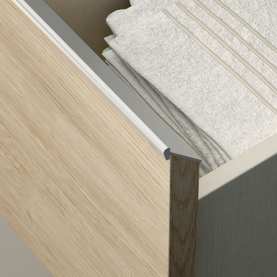 Meuble de salle de bain 120cm simple vasque - 2 tiroirs - sans miroir - PENA